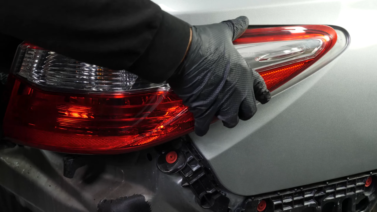 Remove the tail light housing