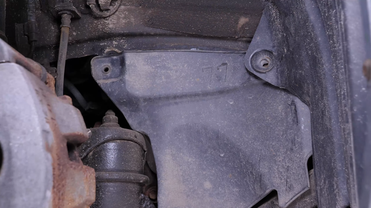 Remove the mudguard