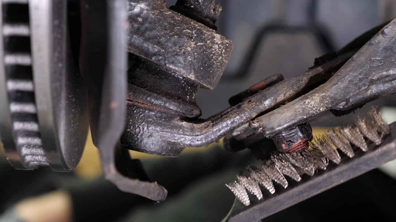 extract the lower ball joint