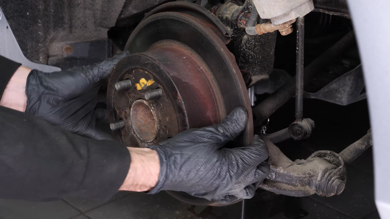 Remove the drum brakes