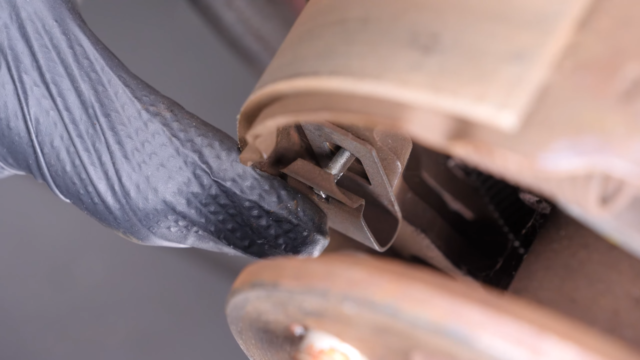 Remove the brake shoes