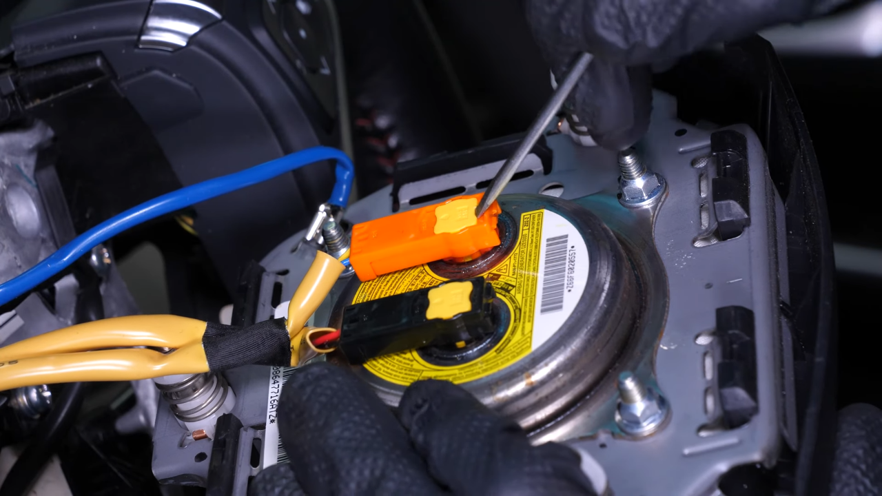Disconnect the airbag