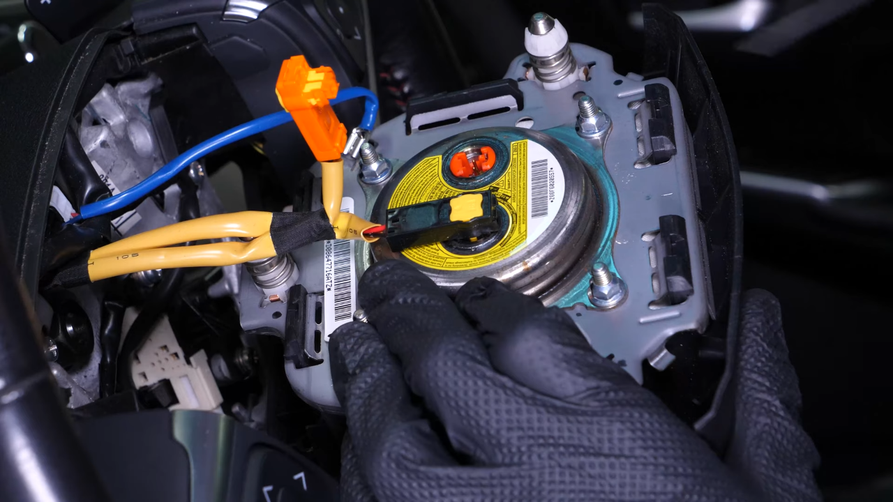 Disconnect the airbag