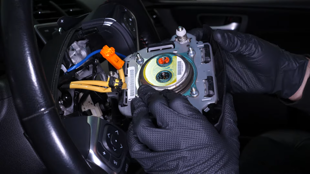 Disconnect the airbag