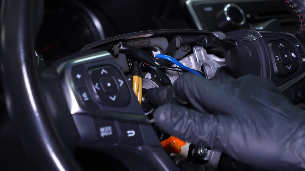 Remove the steering wheel