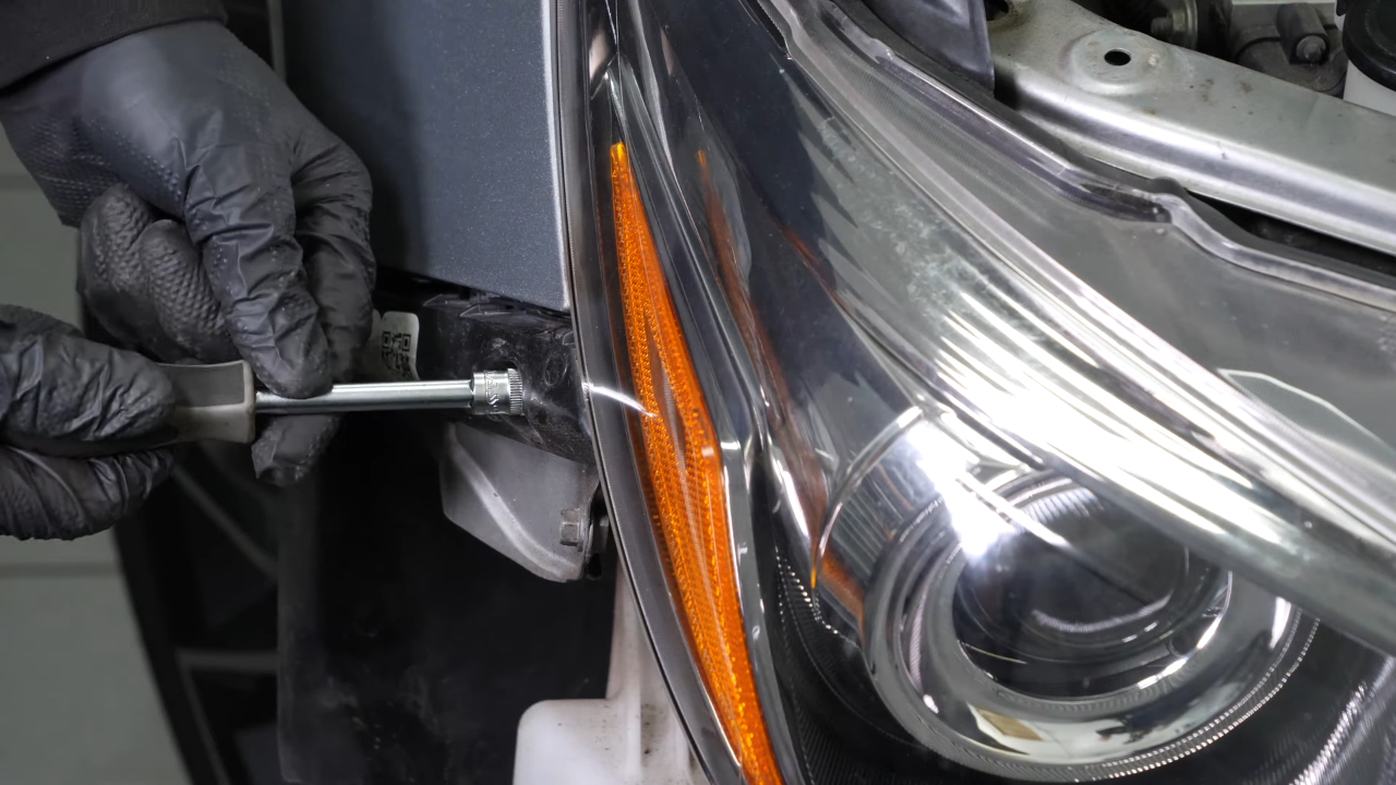 Disconnect the headlight assembly