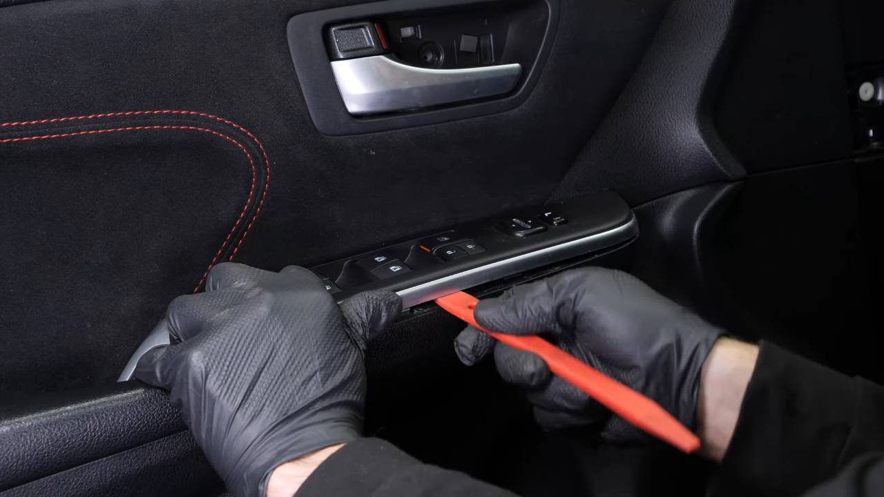 Remove the door trim