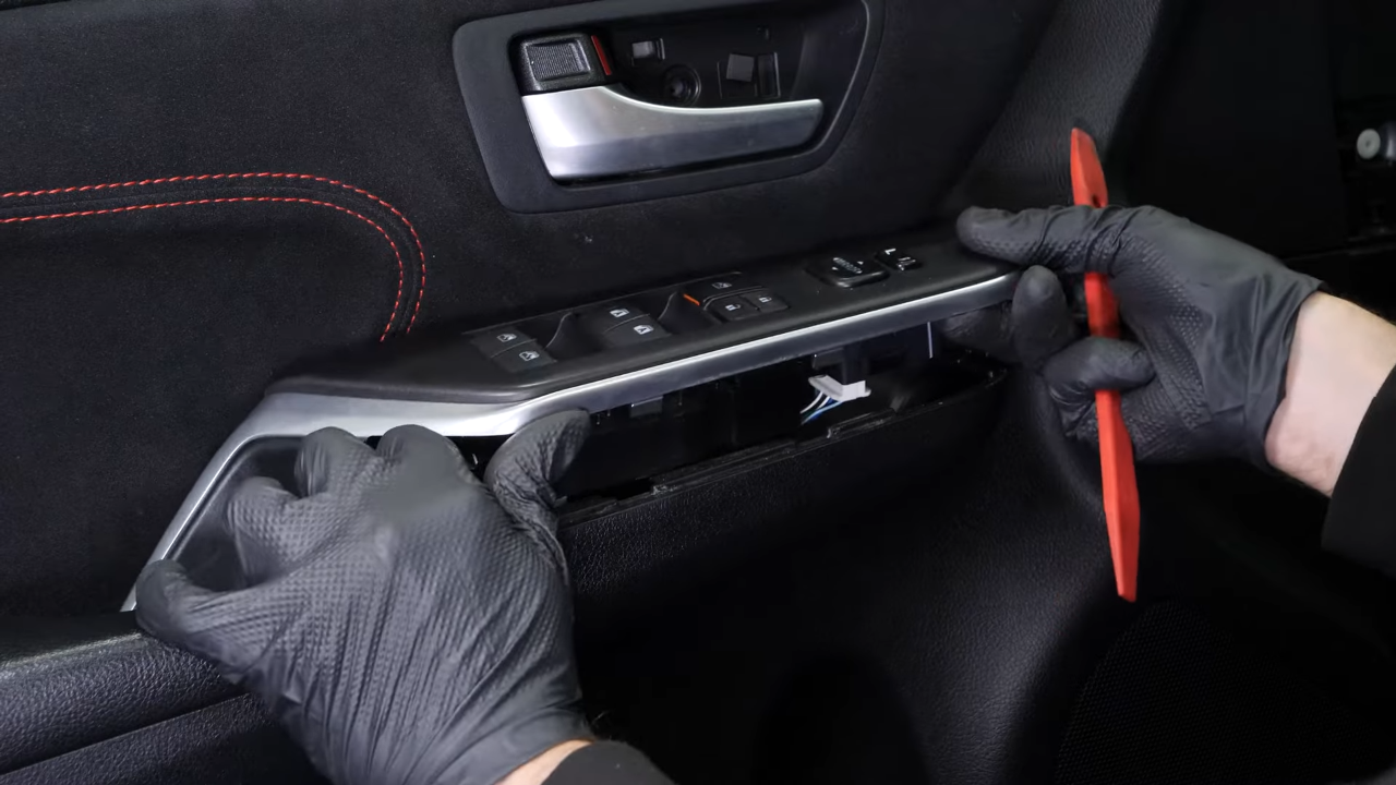 Remove the door trim
