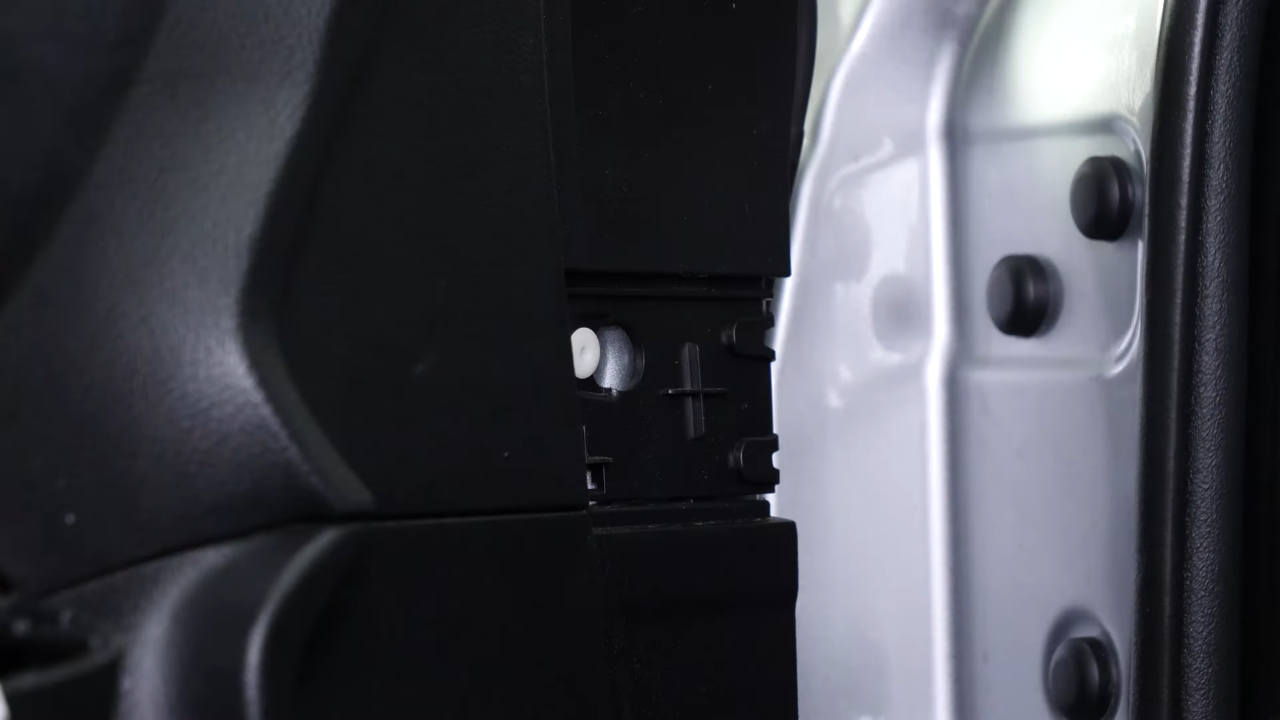 Put the door trim back