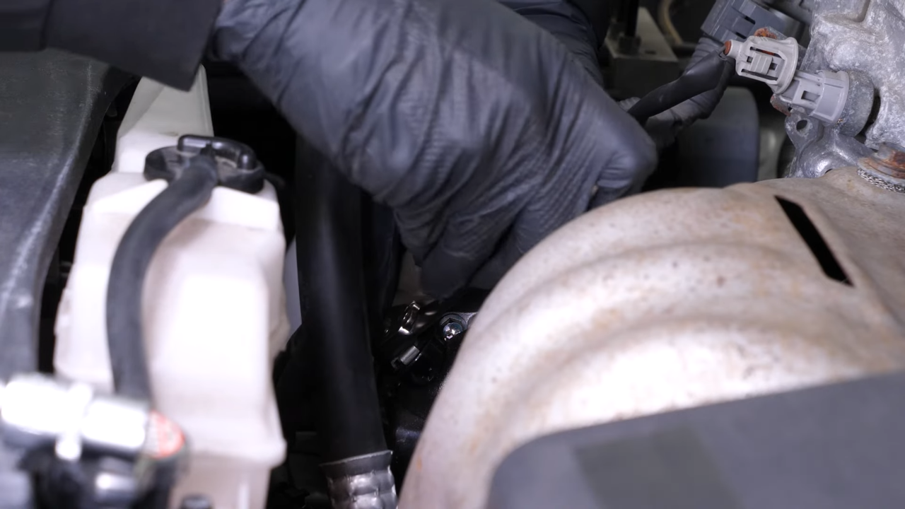 Disconnect the alternator