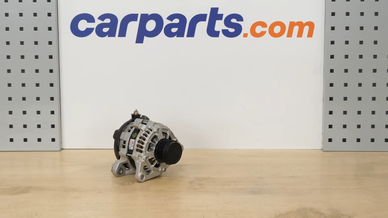 Put the alternator back in place