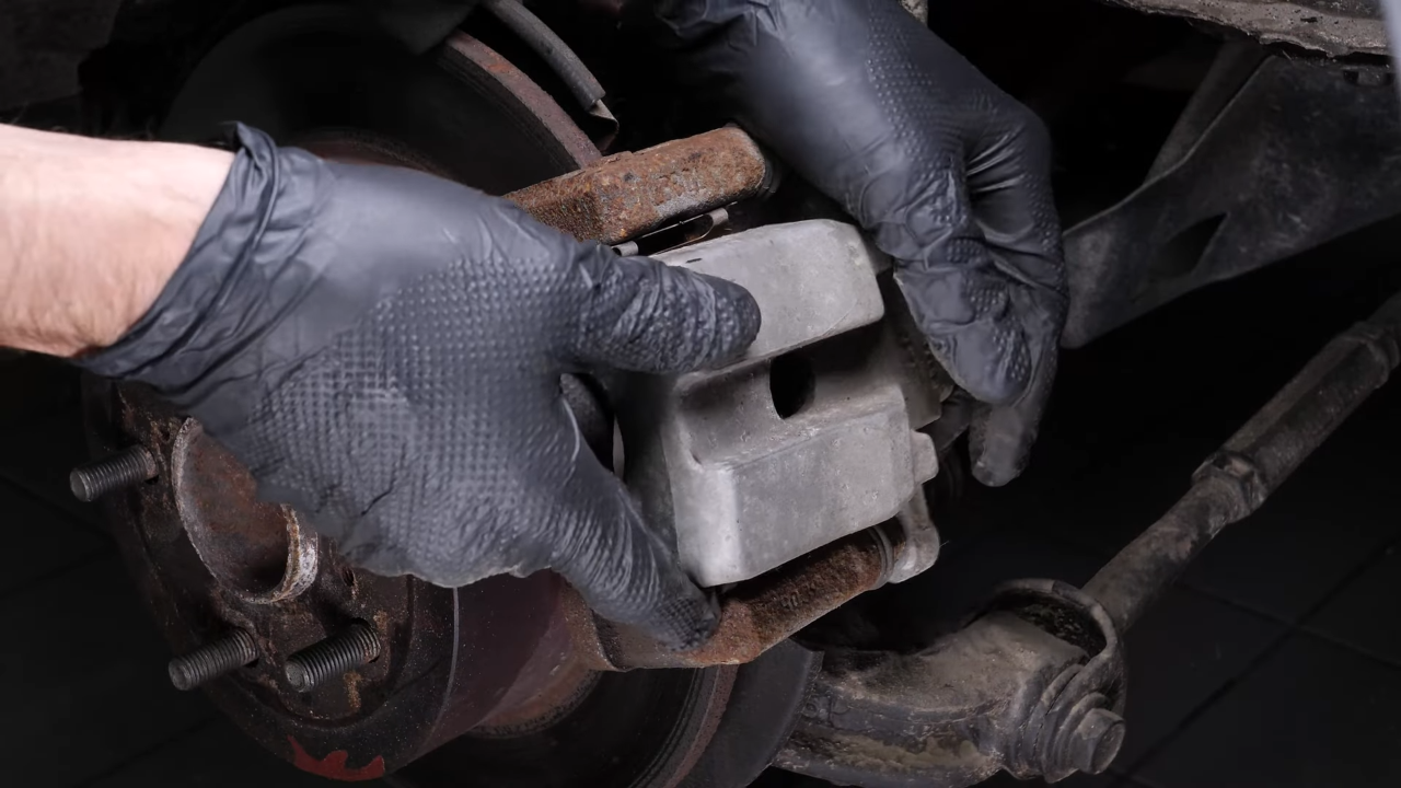 Remove the caliper