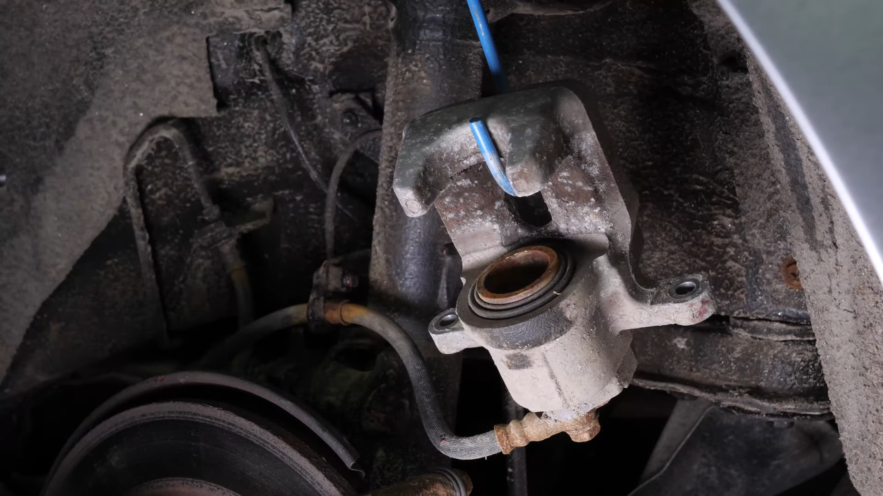 Remove the caliper