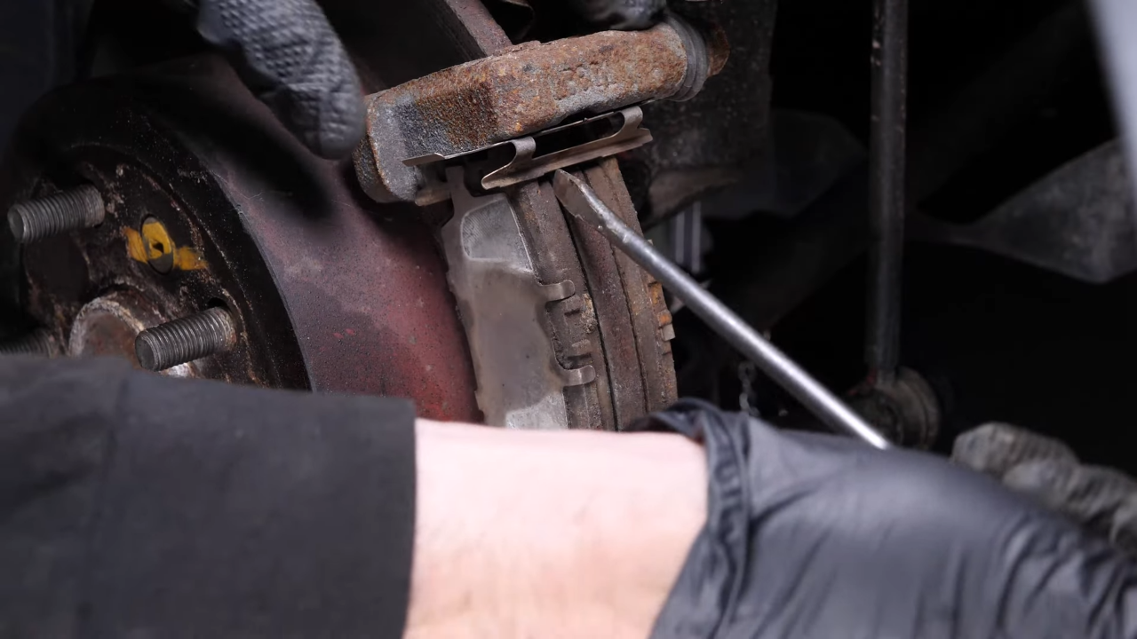 Remove the brake pads