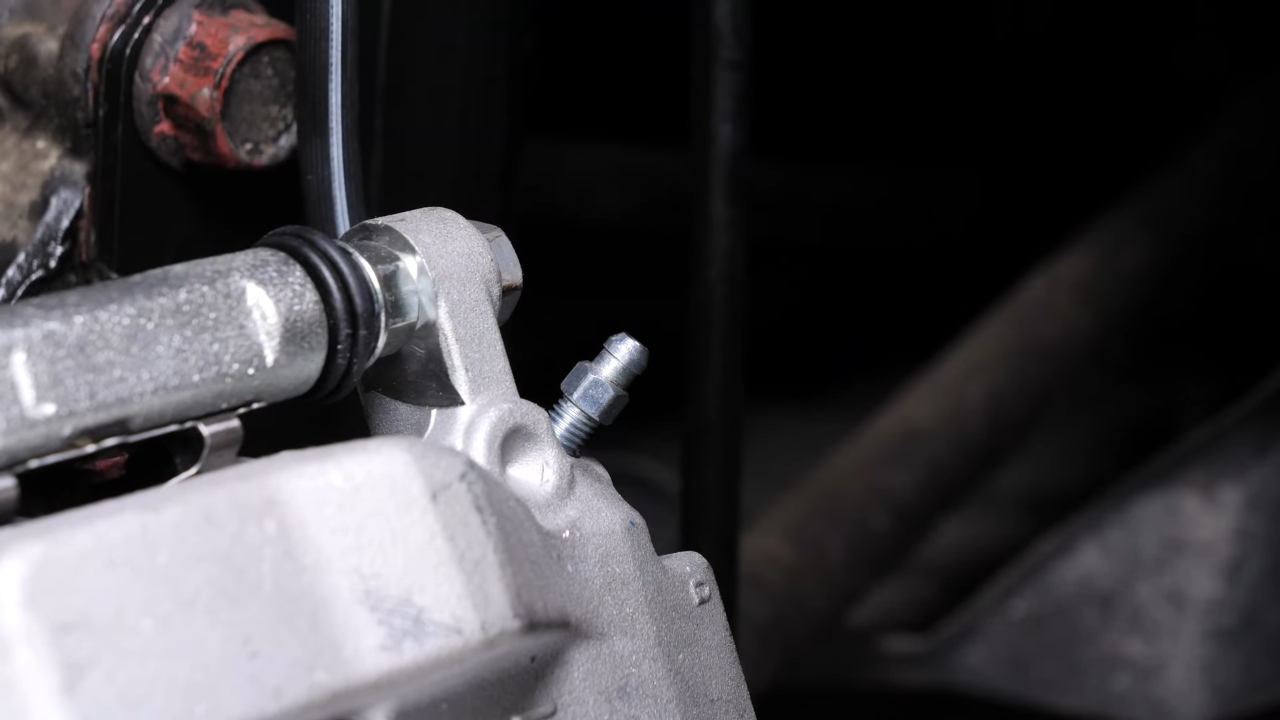 Bleed the brake fluid system