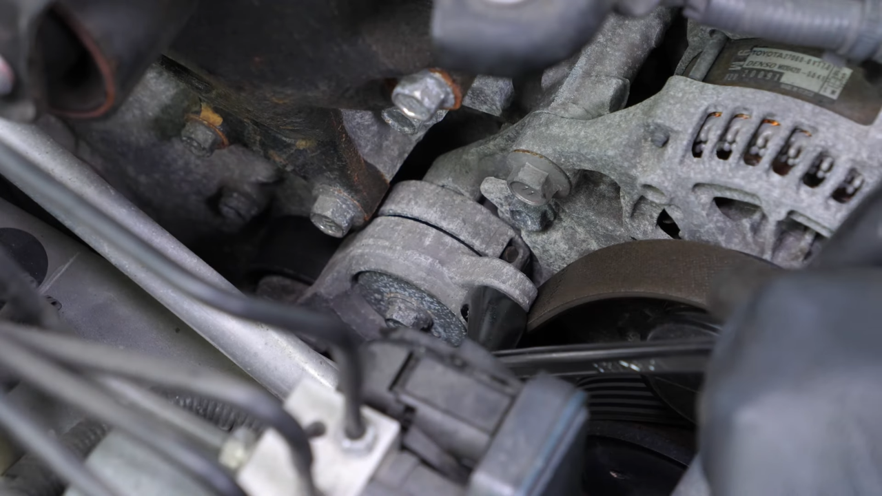 Remove the serpentine belt