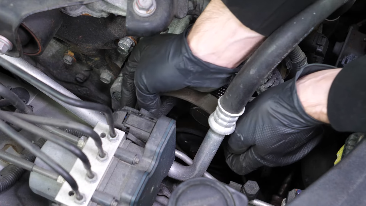 Remove the serpentine belt