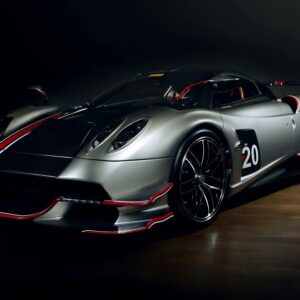 a pagani on display