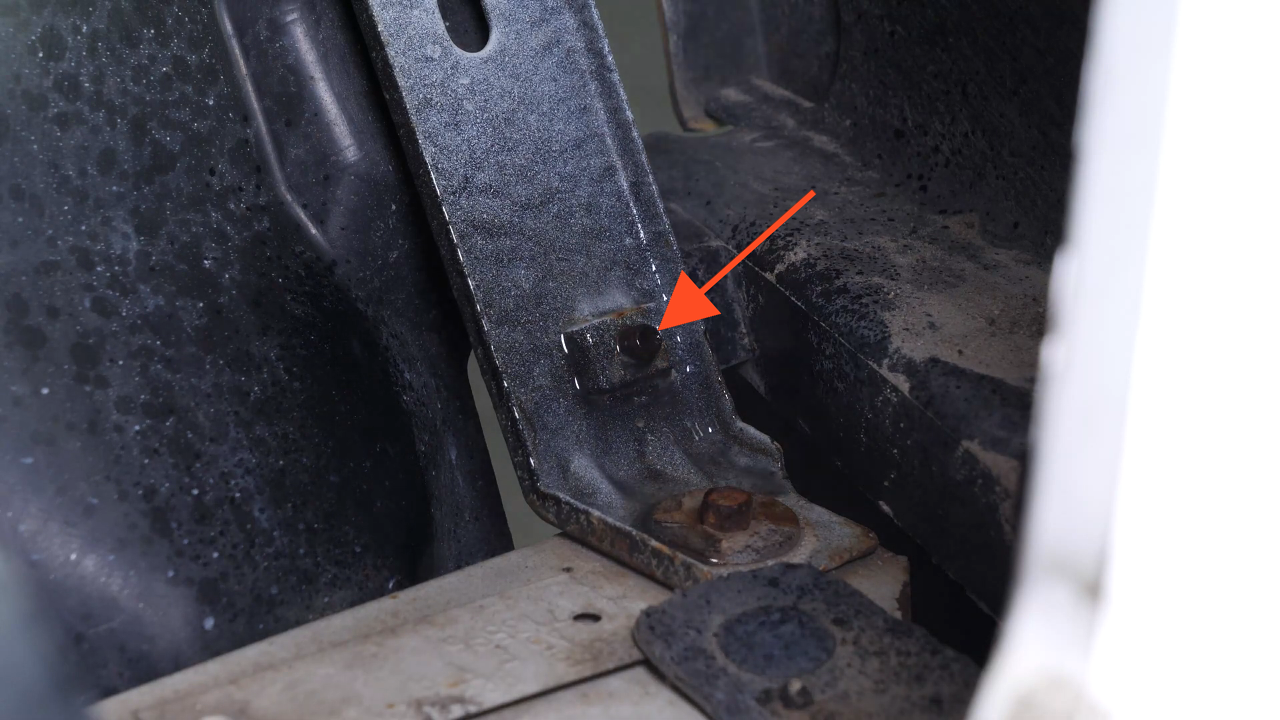 Remove the bumper cover / plastic bracket holding screws