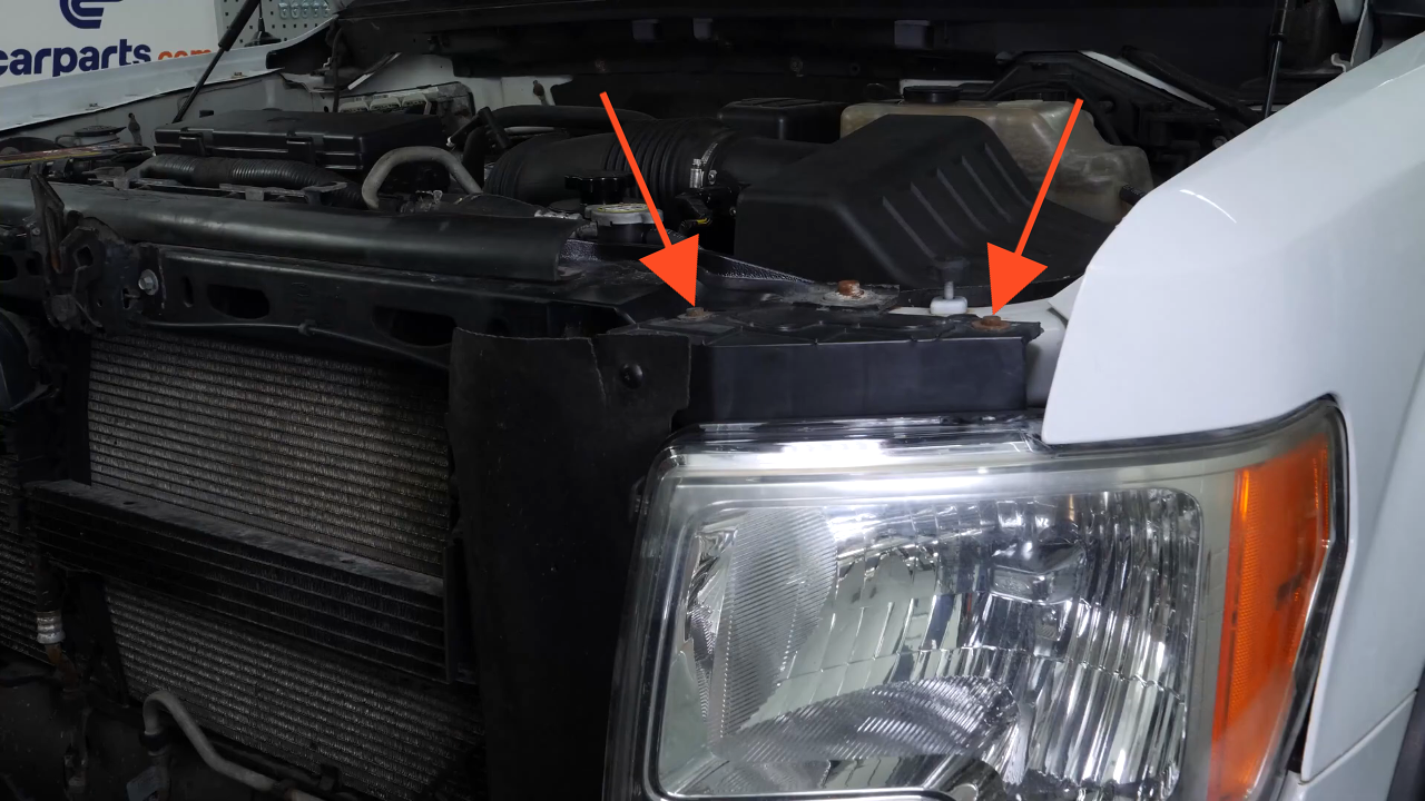 Remove the headlight housing