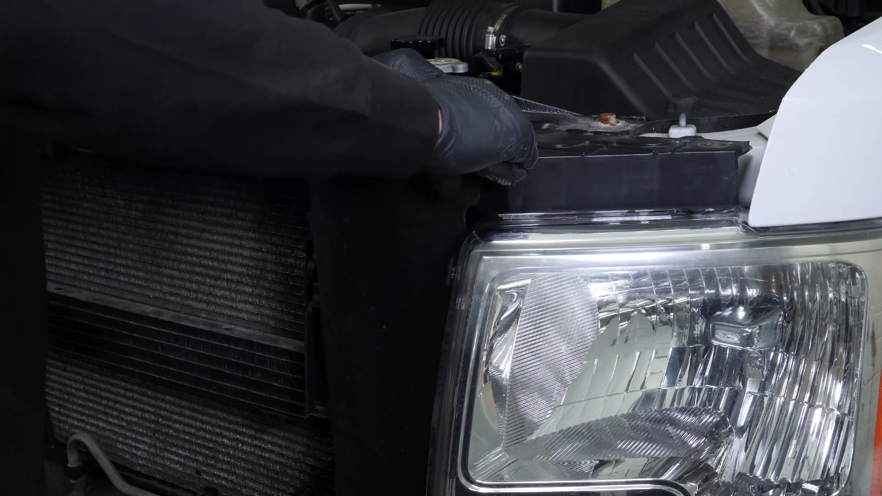 Remove the headlight housing
