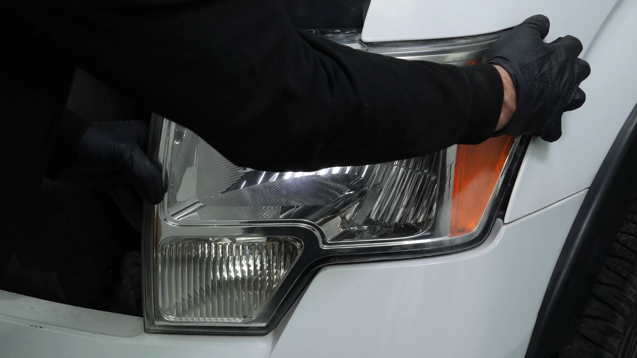 Disconnect the headlight assembly