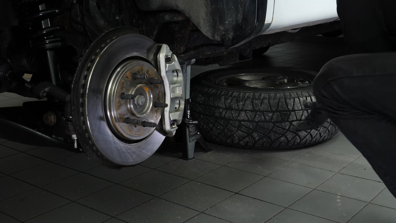 Lift the vehicle