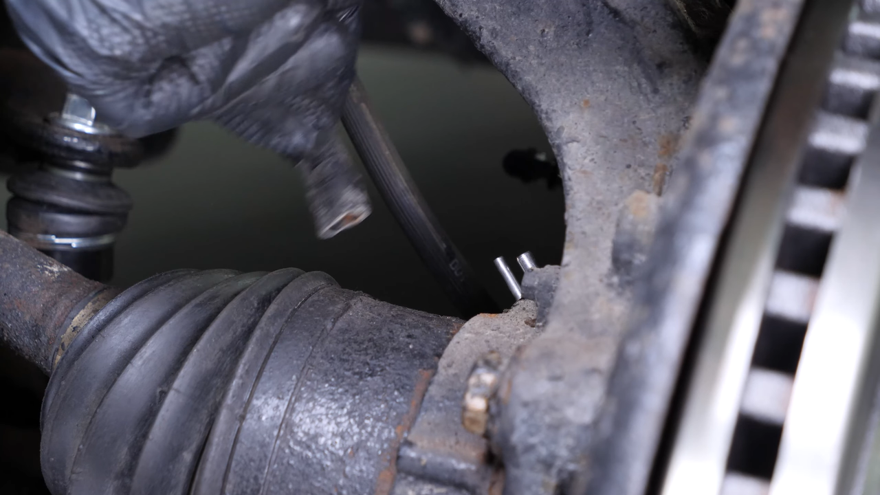 Remove the CV Axle