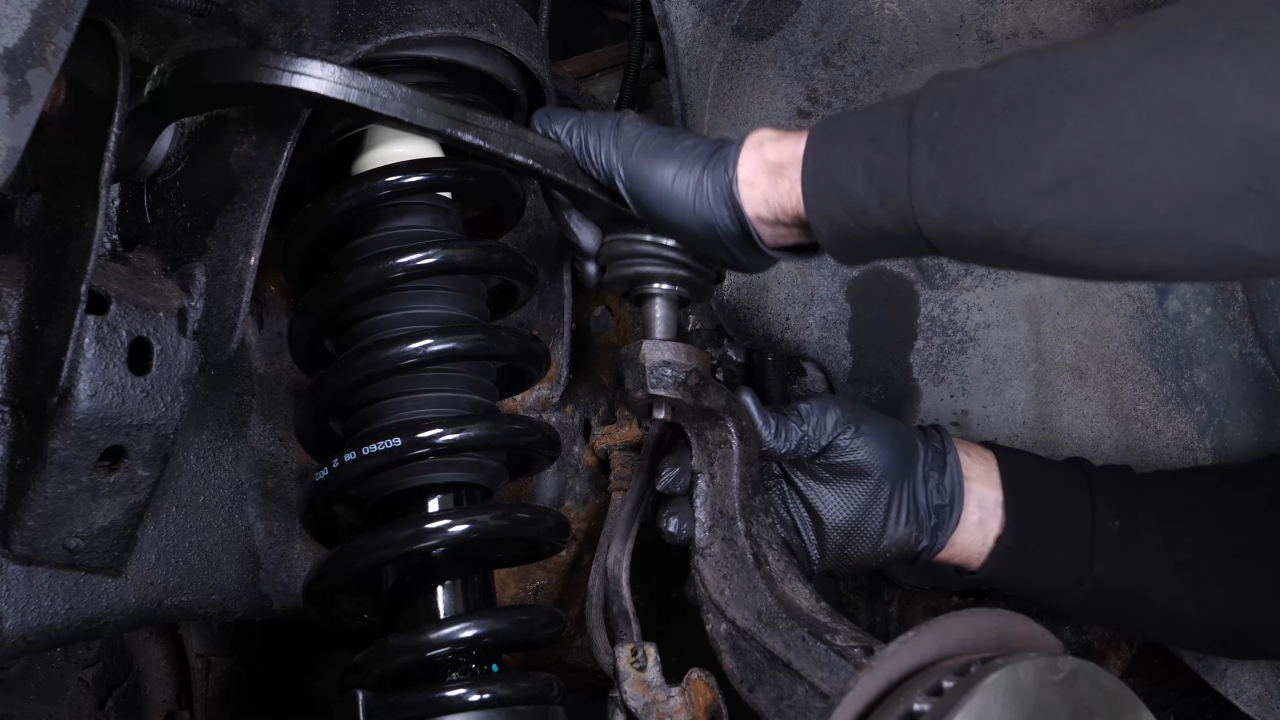 Reinstall the CV axle in the wheel hub