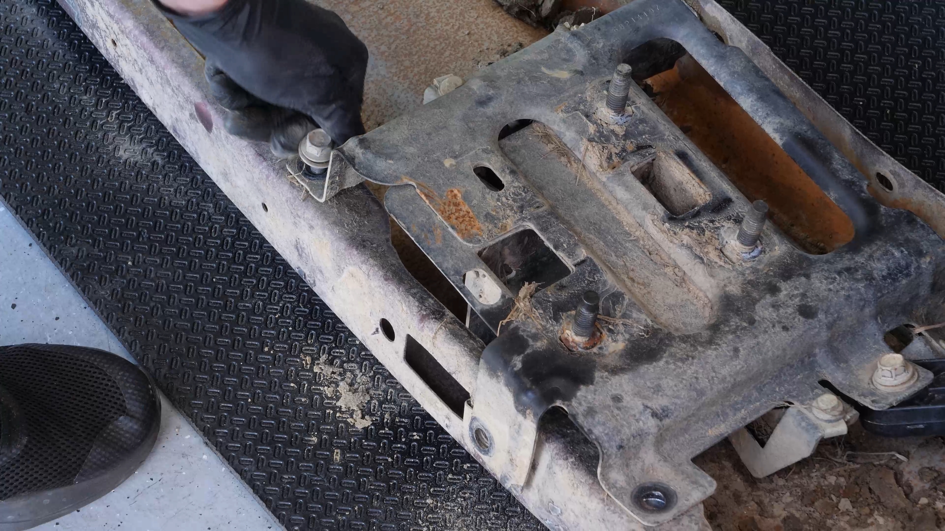 Remove the bumper brackets
