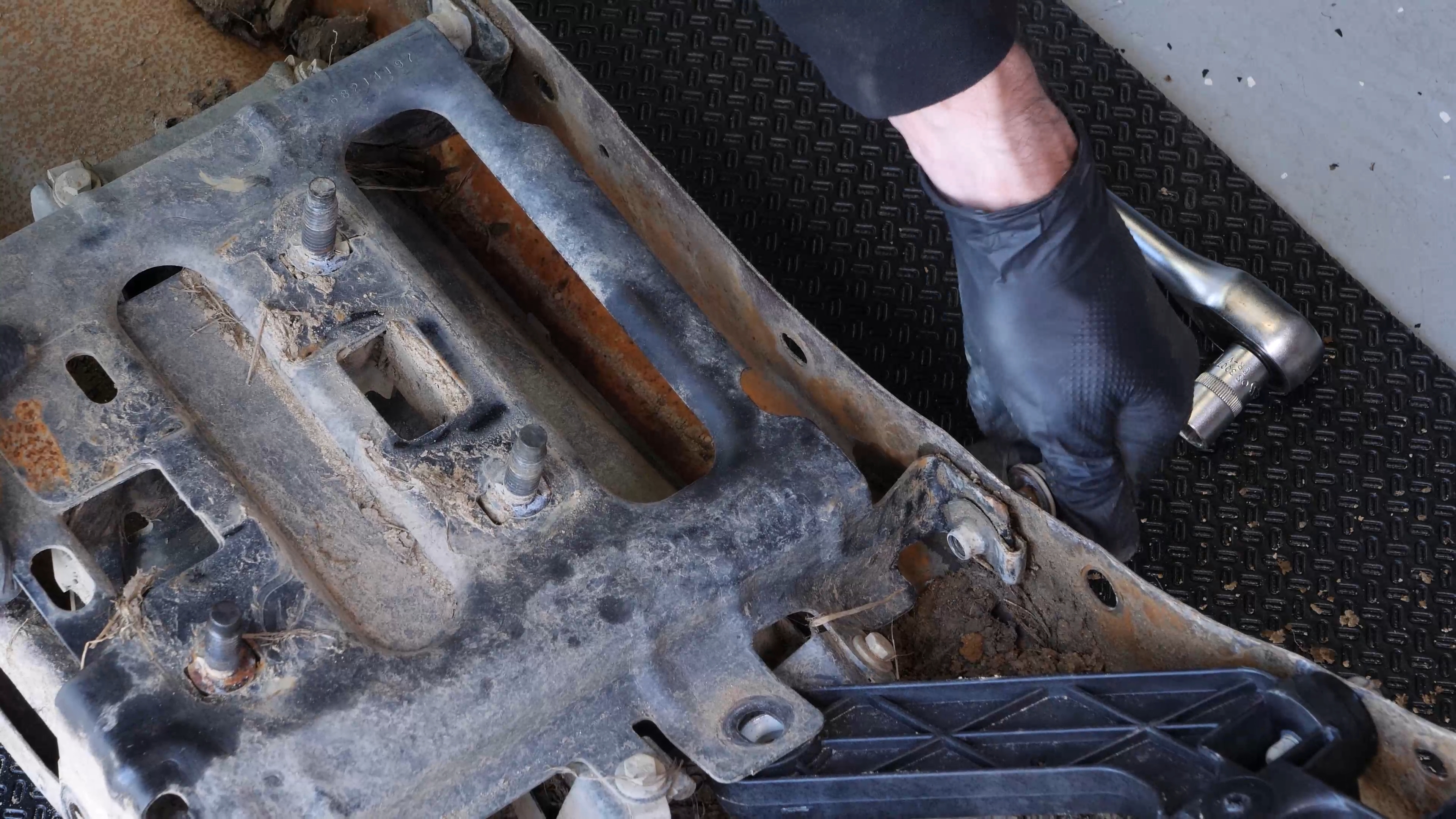 Remove the bumper brackets