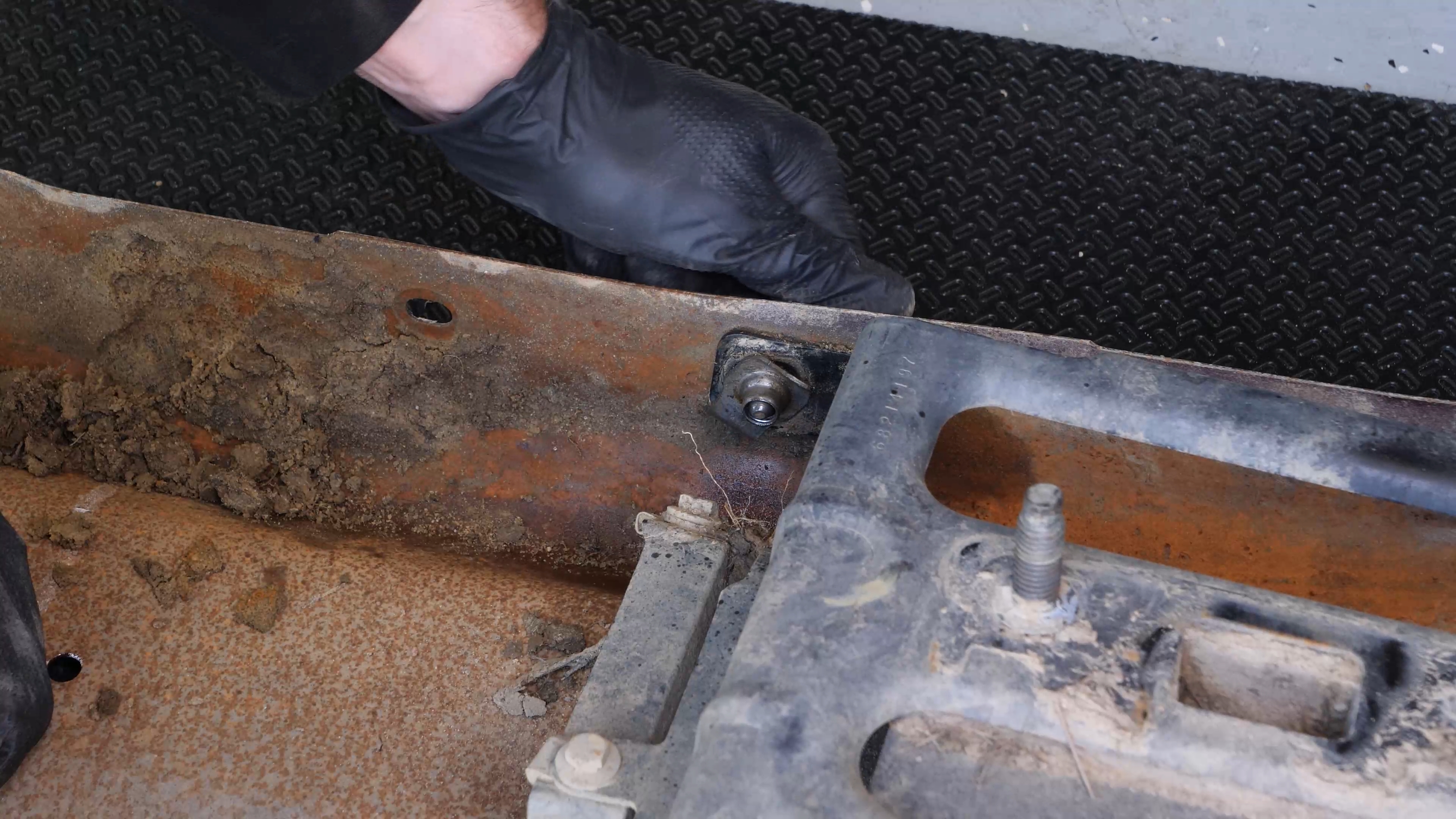 Remove the bumper brackets
