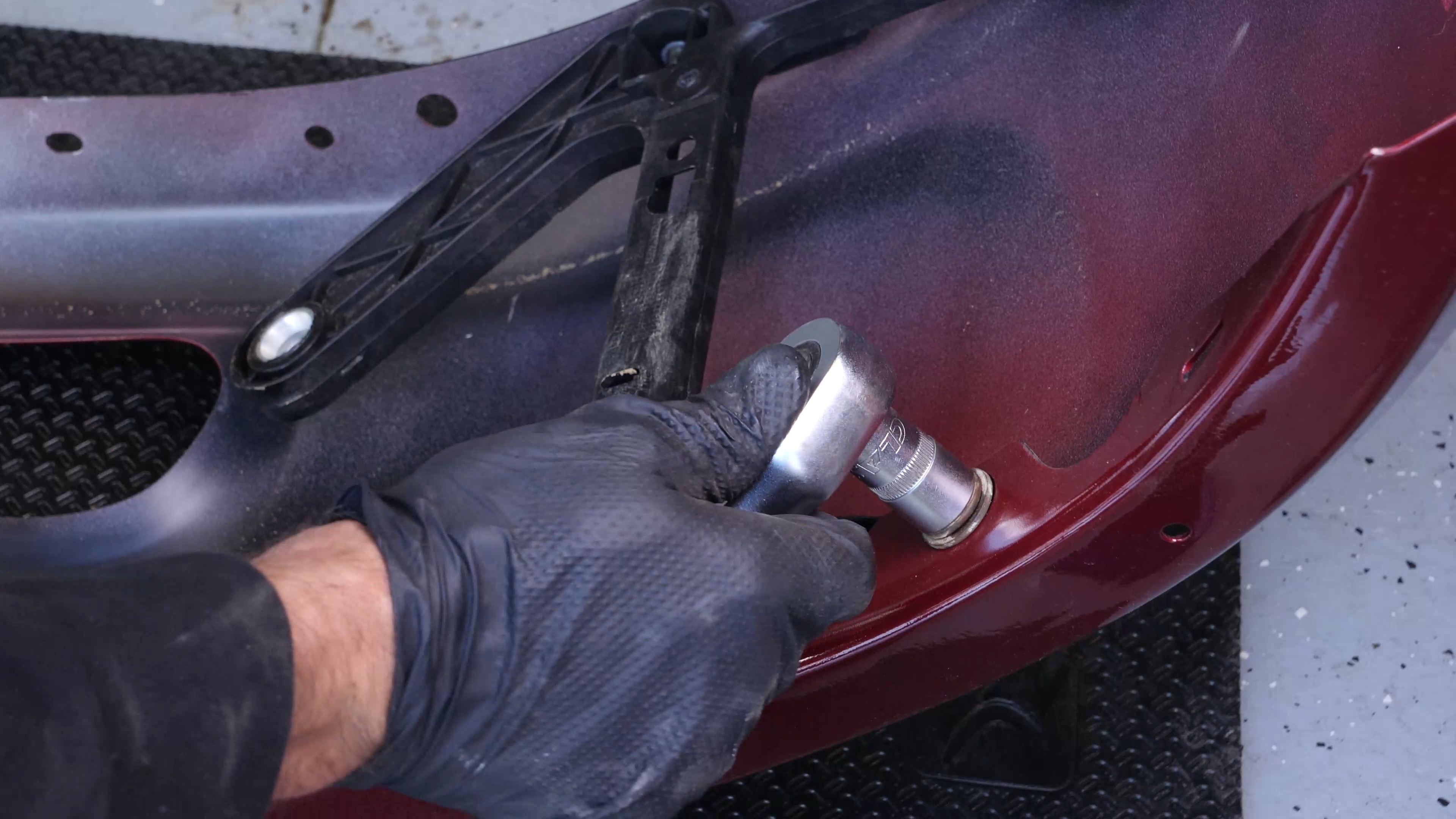 Remove the bumper brackets