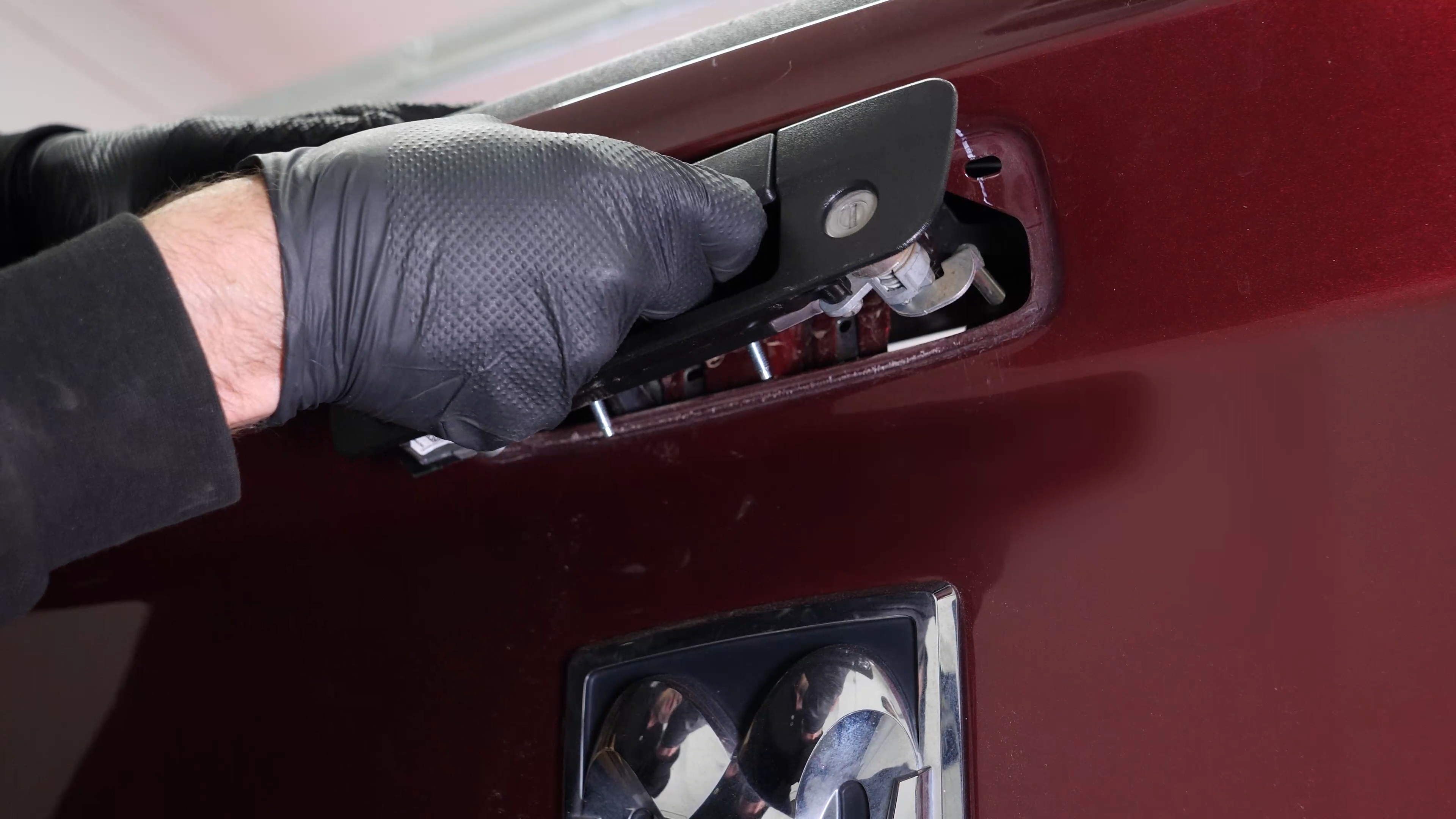 Install the new handle