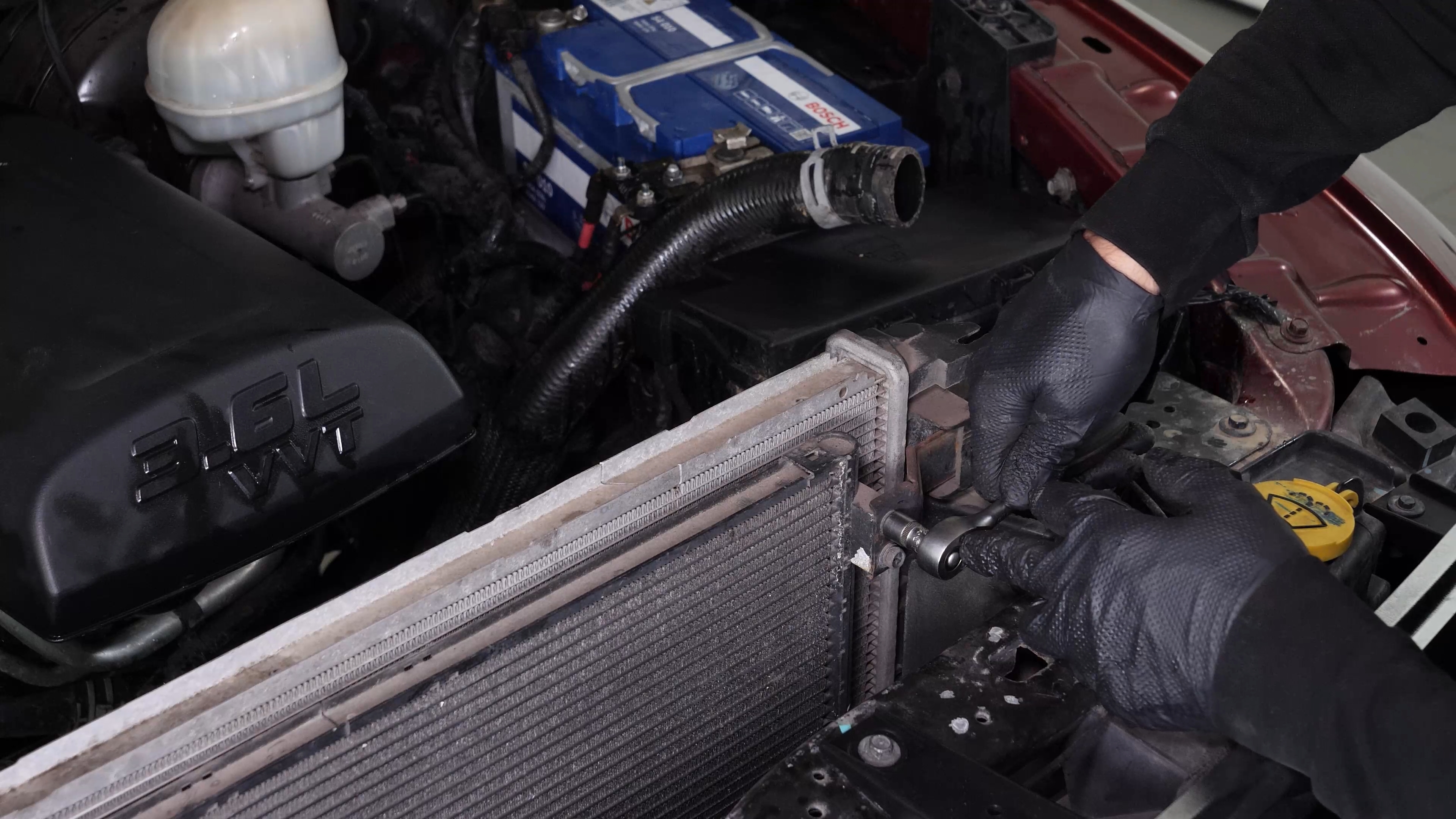 Remove the radiator