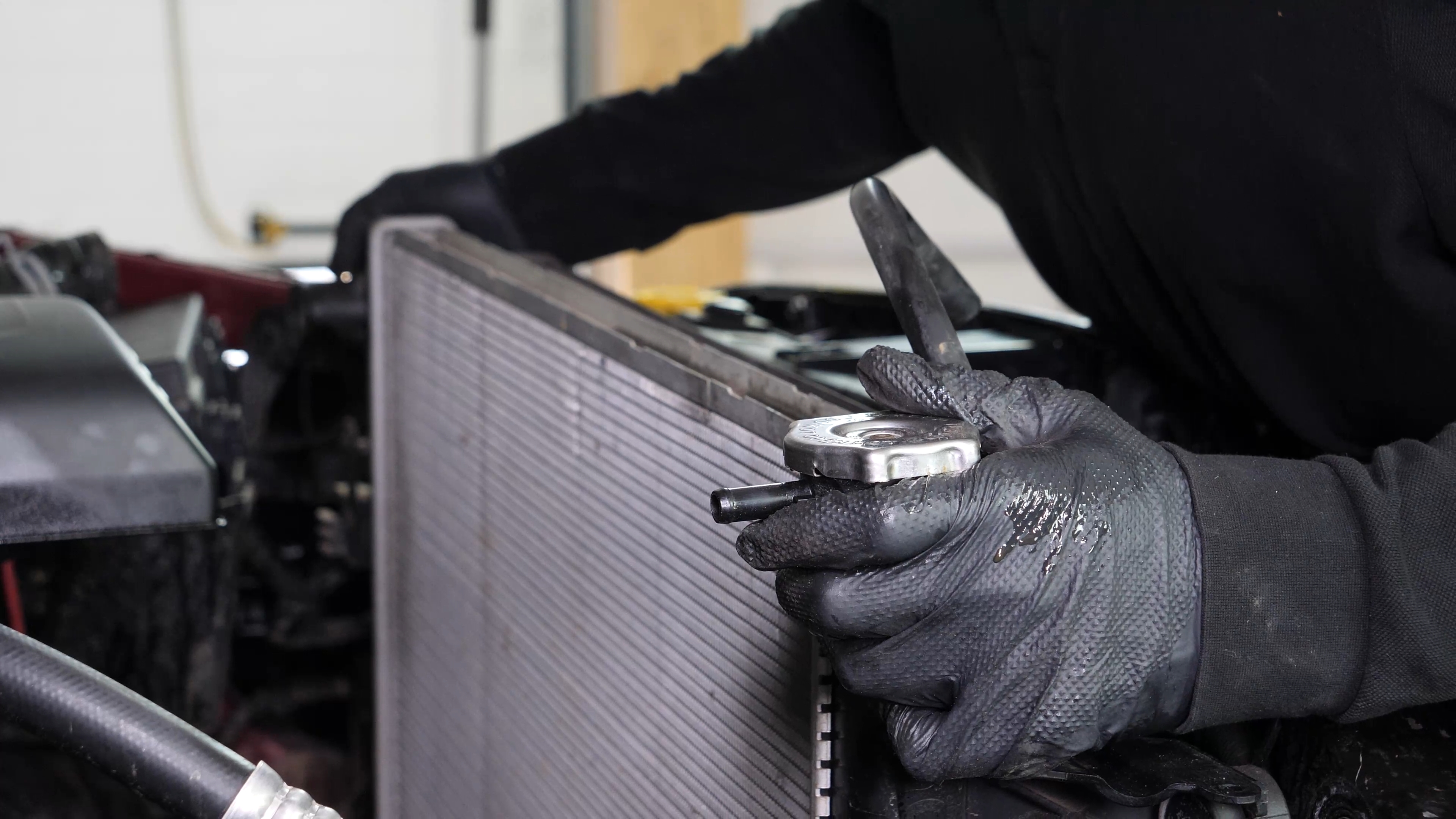 Remove the radiator