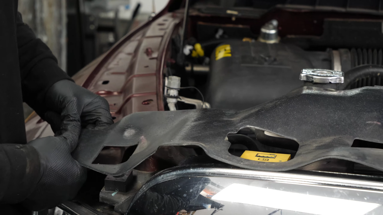 Remove the plastic cover