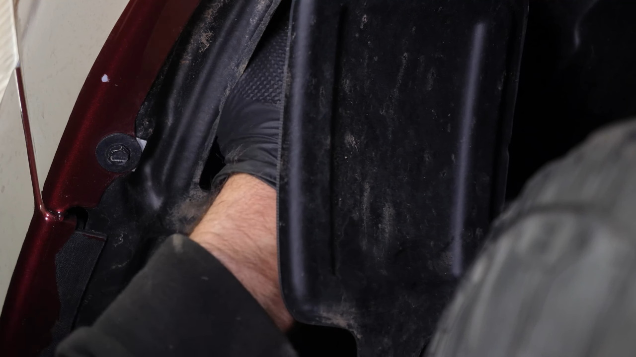 Remove the headlight housing
