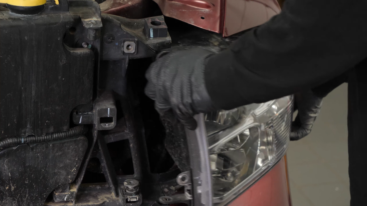 Disconnect the headlight assembly