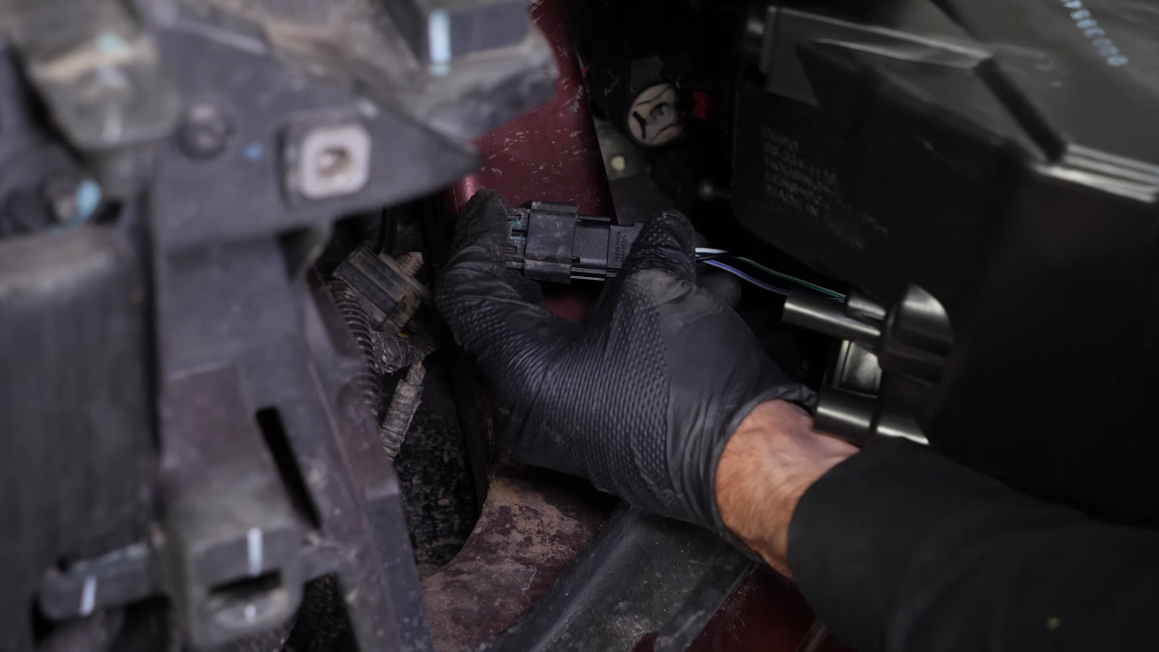 Reconnect the headlight assembly
