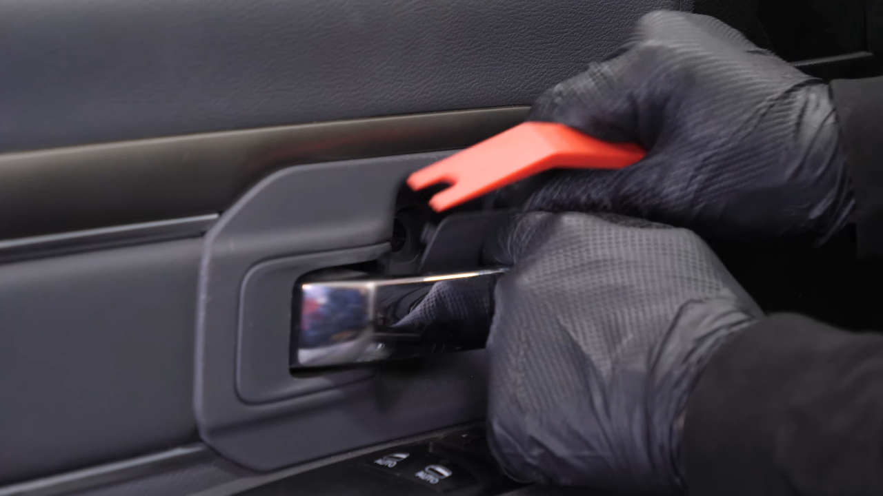 Remove the door trim