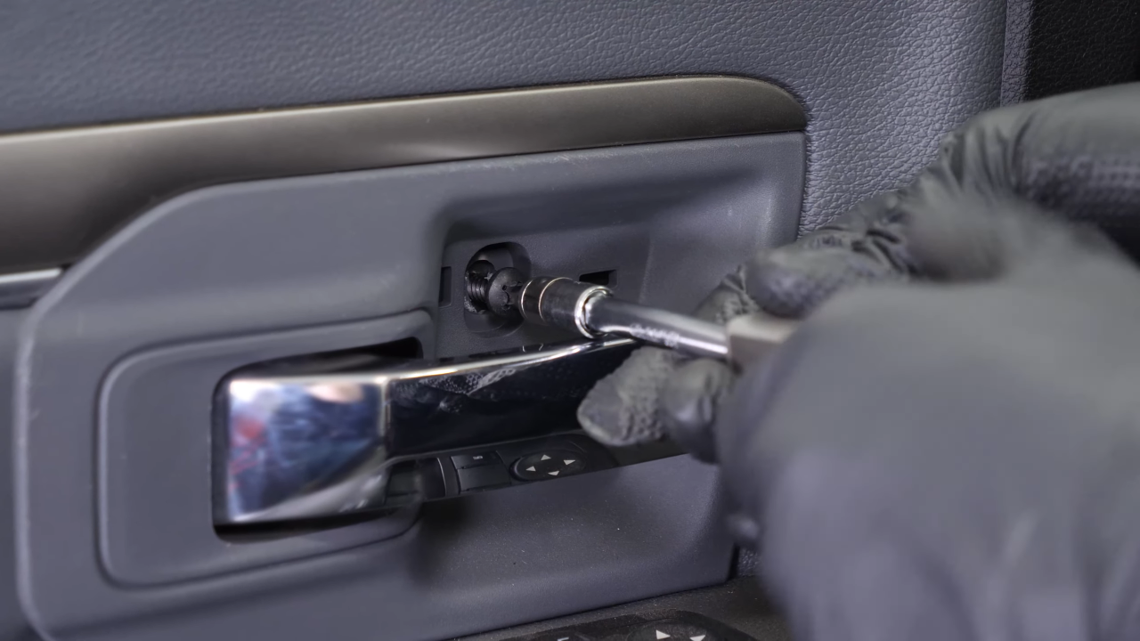 Remove the door trim