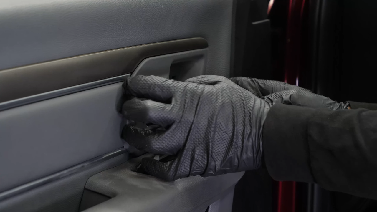 Remove the door trim