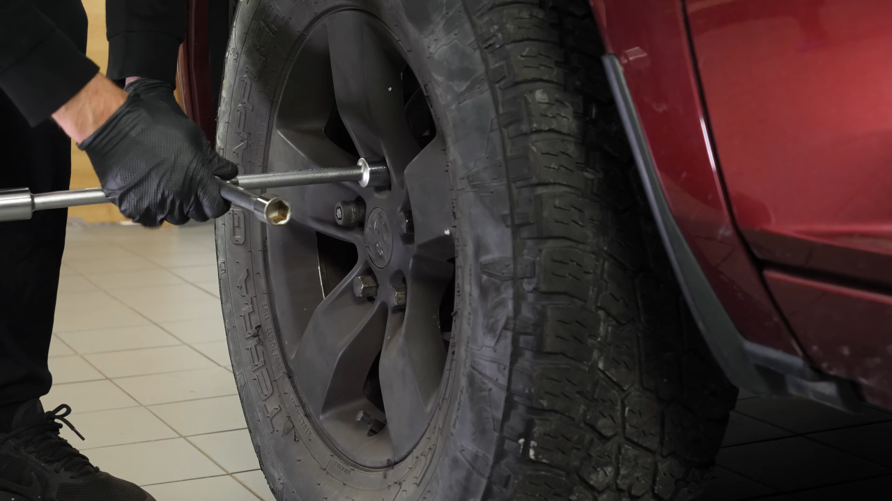 Lift the vehicle
