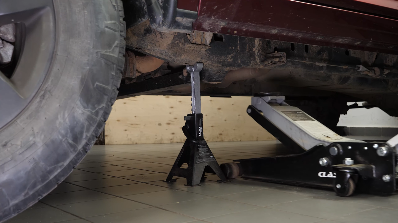 Lift the vehicle