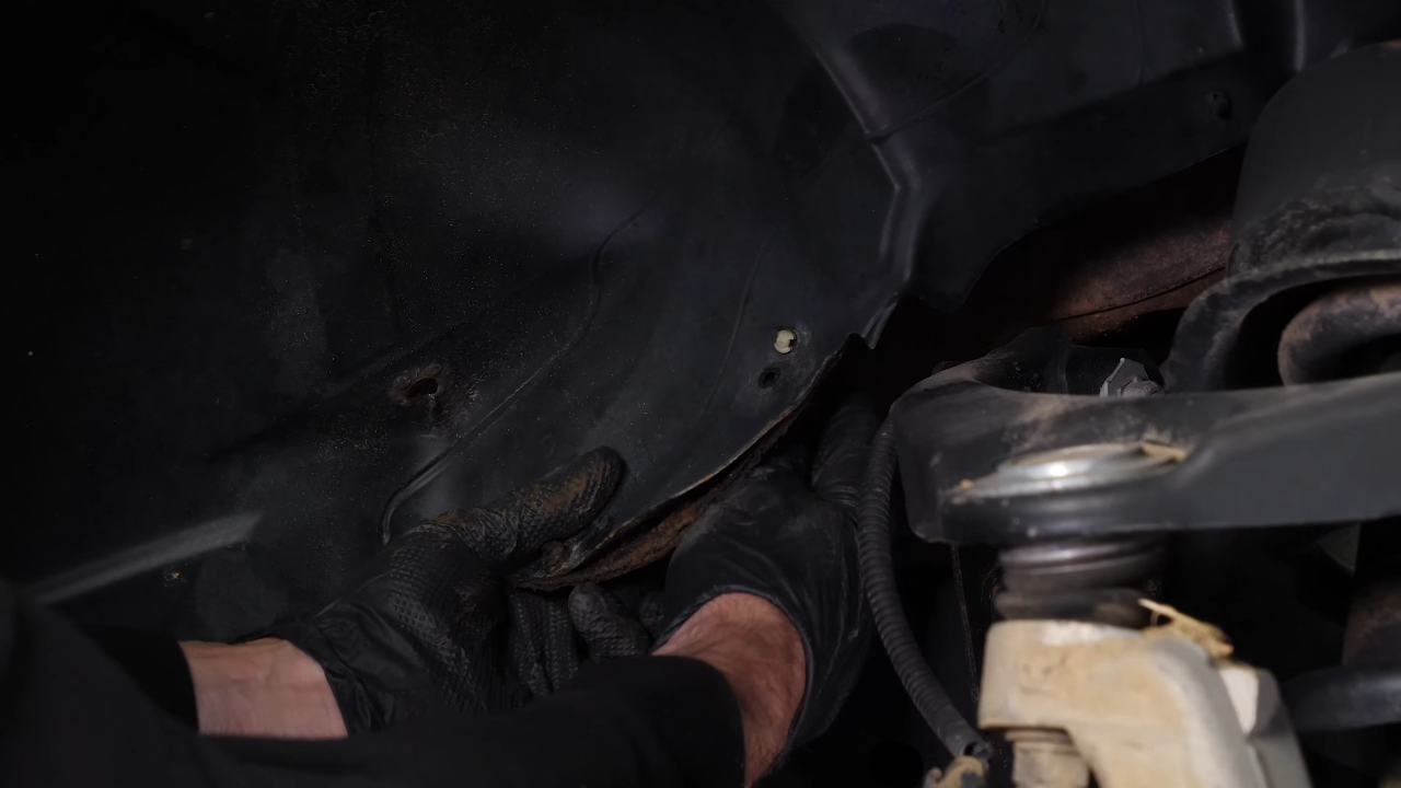 Remove the mudguard