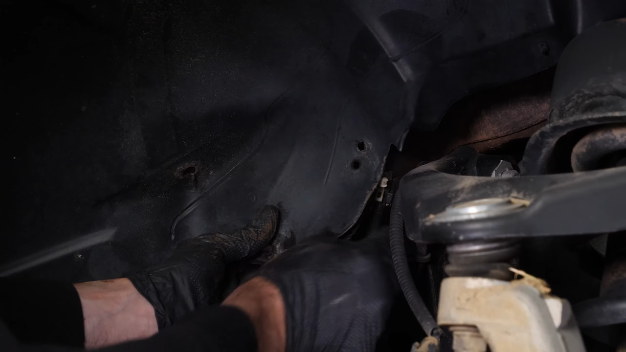 Remove the mudguard