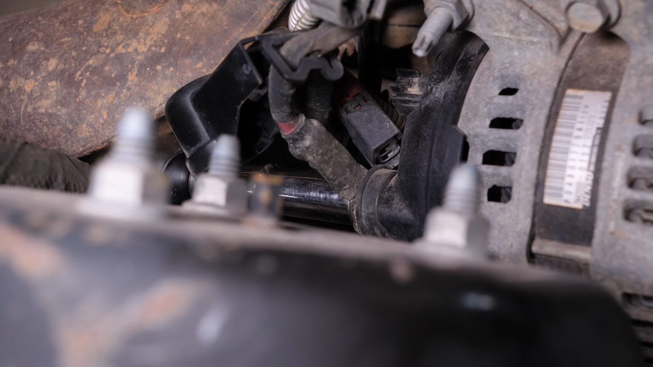 Disconnect the alternator