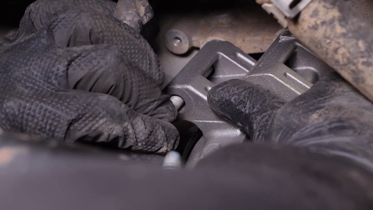 Put the alternator back in place
