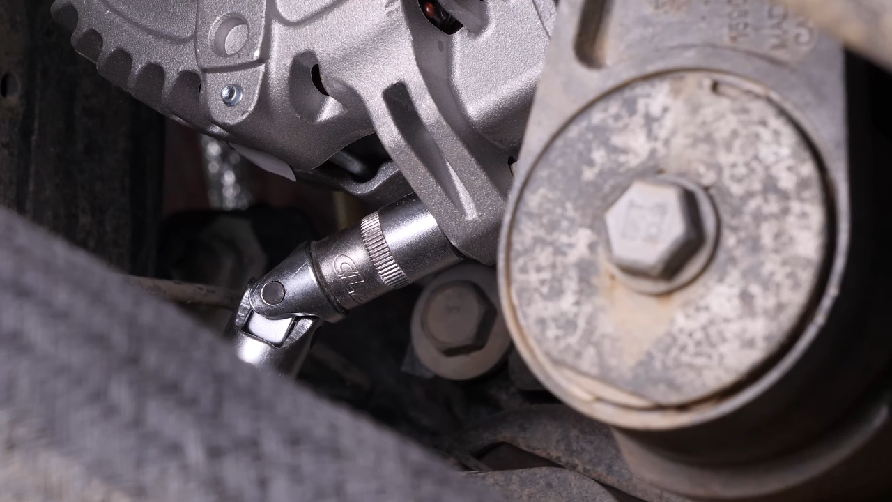 Put the alternator back in place
